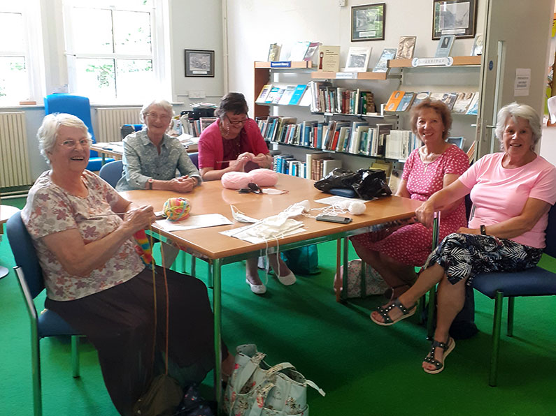 Knit and Natter Group Thomas Poole Library