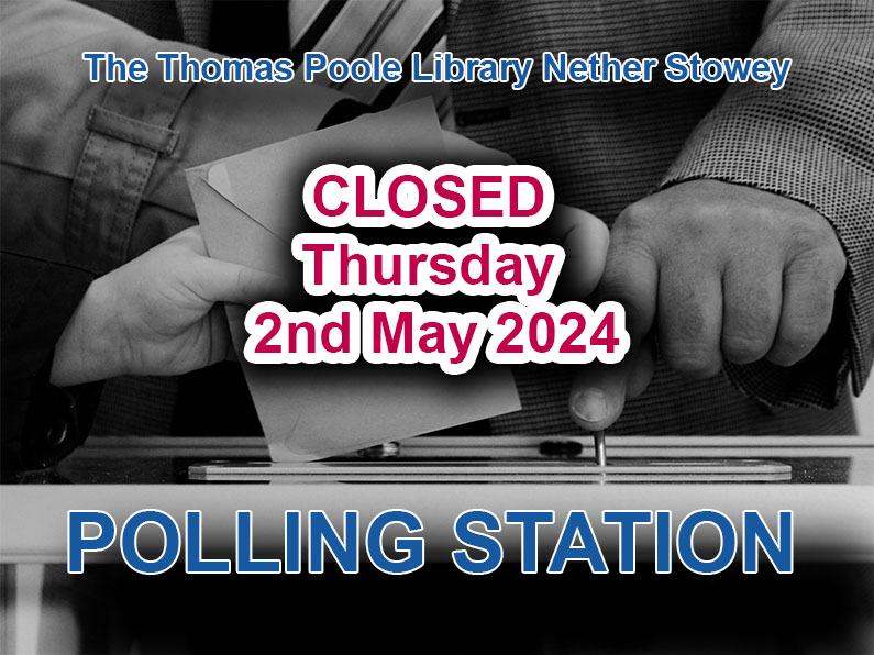 The Thomas Poole Library Nether Stowey closed 2nd May 2024 Polling Station