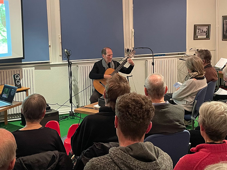 Thomas Poole Library Mini Art Festival Justin Shepherd Guitarist