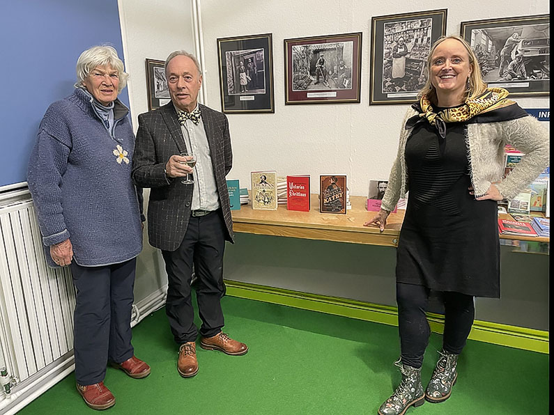 Thomas Poole Library Mini Art Festival Lucinda Hawksley with Nigel Philips