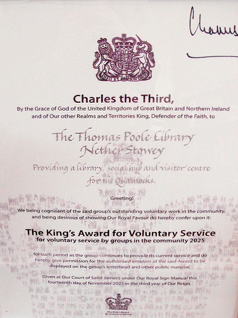 A Royal Recognition for Thomas Poole Library Cutting the Cake Certificate