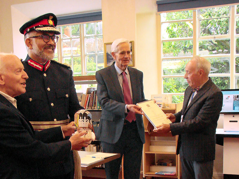 A Royal Recognition for Thomas Poole Library The Presentation